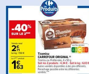 Tiramisu Carrefour