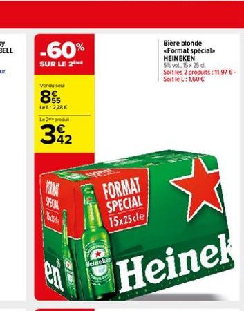 bière blonde Heineken