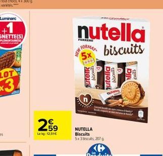 biscuits Nutella