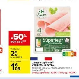 jambon carrefour