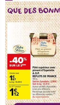 pâté Reflets de France