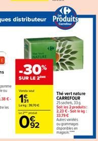 thé vert Carrefour