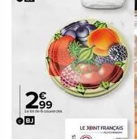 2,99  let de couverc  bj  le xint français