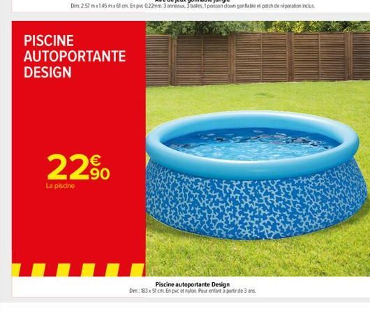 piscine autoportante