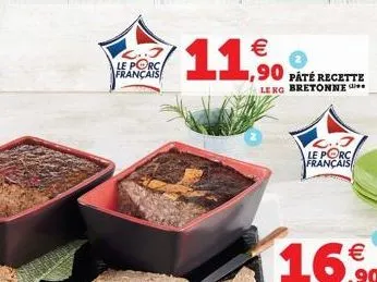 le porc français    11.50  leng bretonne  le porc français