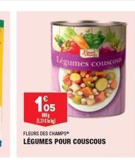 105  100  01.31   Légumes  FLEURS DES CHAMPS LÉGUMES POUR COUSCOUS  COUSCOUS