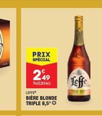 bière blonde Leffe