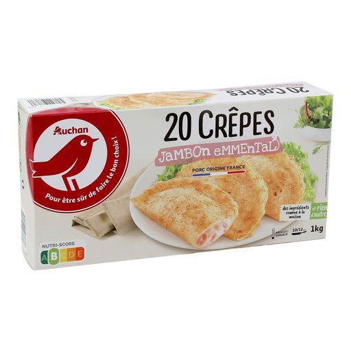 crêpes jambon emmental surgelees auchan