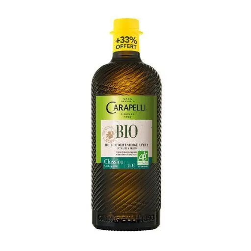 huile d'olive extra vierge bio classico carapelli