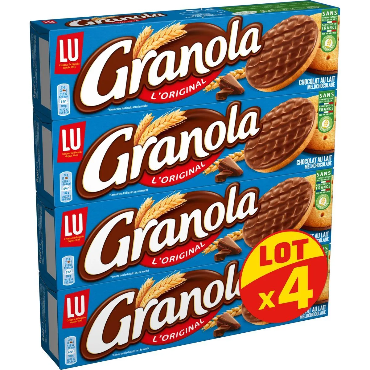 biscuits granola lu
