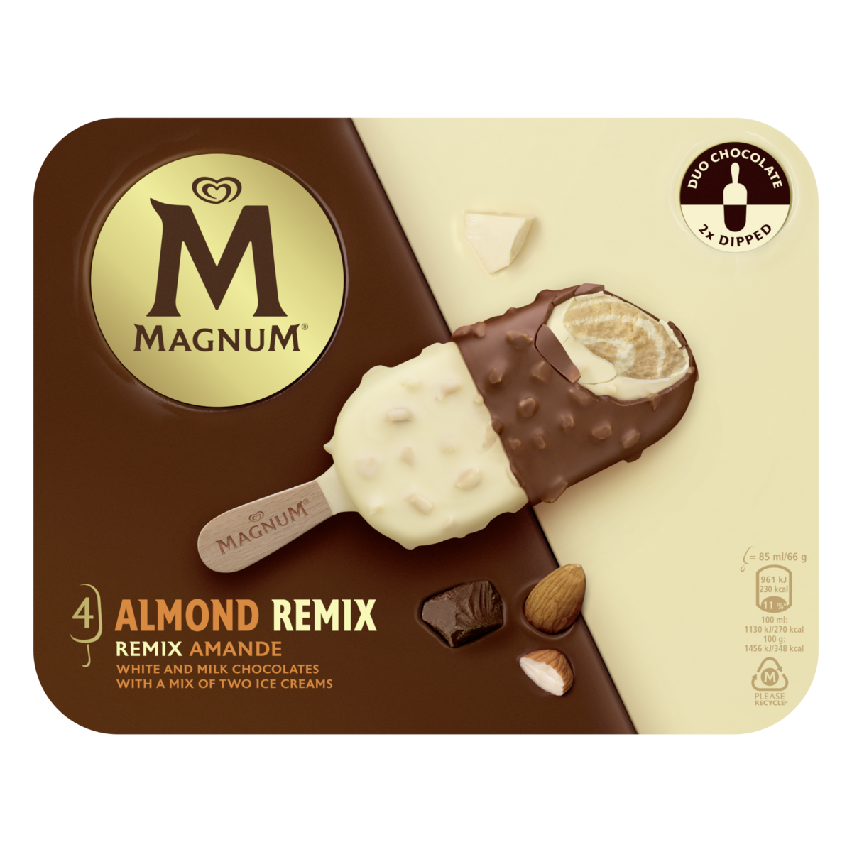 BÂTONNETS MAGNUM ALMOND REMIX