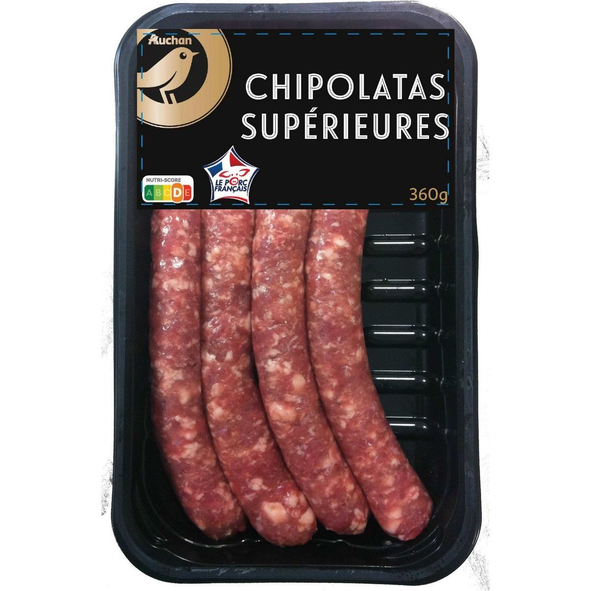 CHIPOLATAS AUCHAN GOURMET