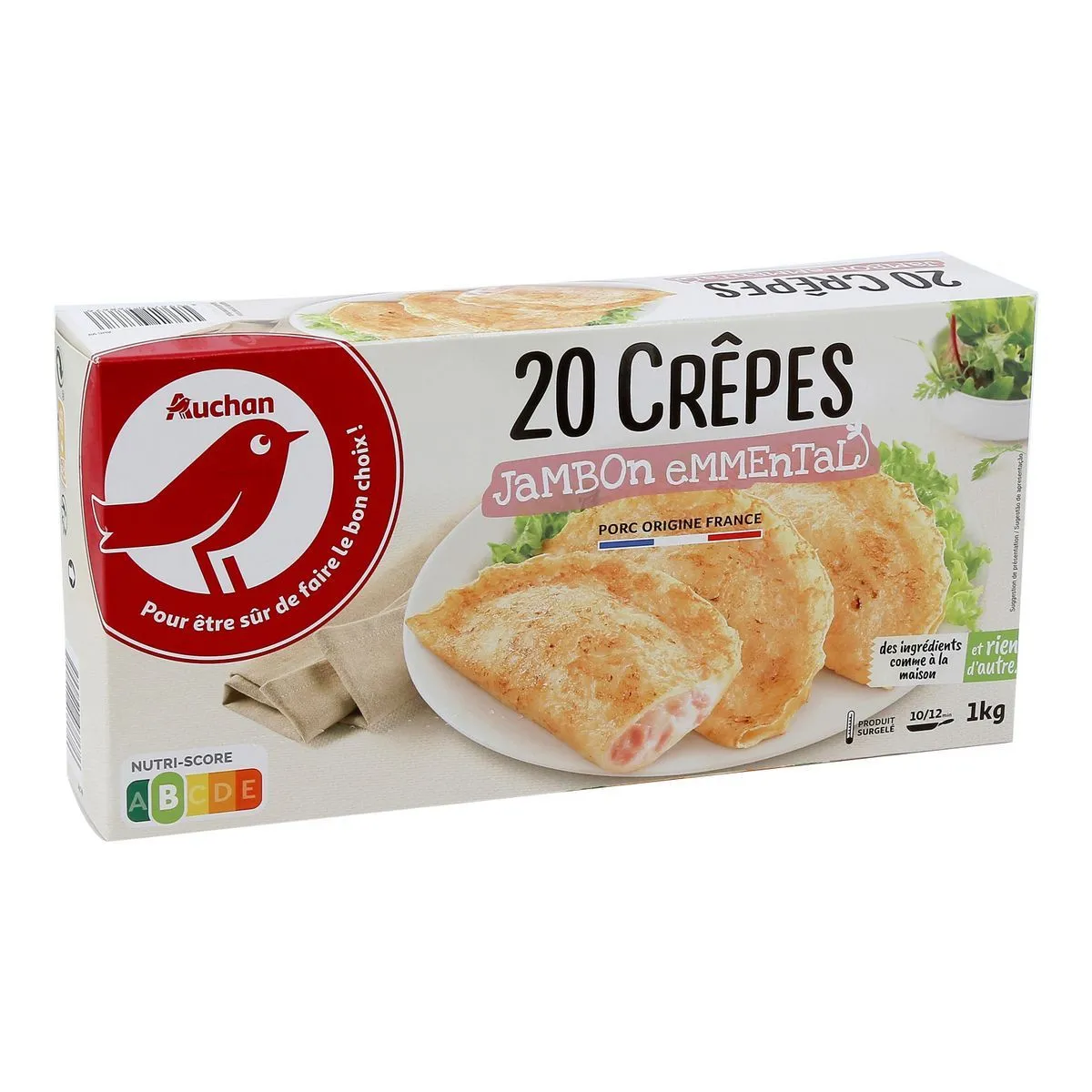 crêpes jambon emmental surgelées auchan