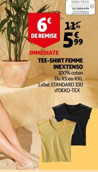 T-shirt femme inextenso