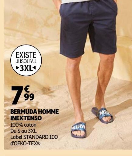 bermuda homme inextenso