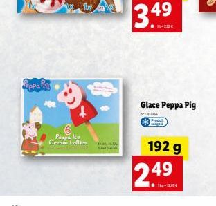 glace Peppa pig