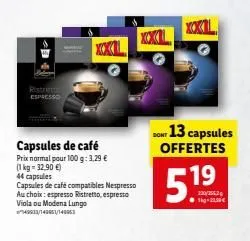 capsules de café nespresso
