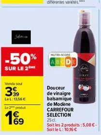 vinaigre balsamique Carrefour