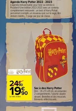 Harry Potter  Agenda Harry Potter 2022 2023 L'agenda indispensable pour faire sa rentrée à Poudlard Une édition 2022-2023 avec un contenu complètement renouvelé: un best of Harry Potter personnel à re
