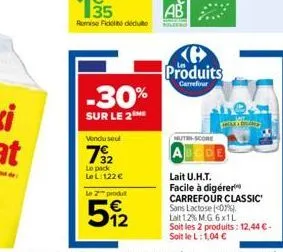 lait carrefour