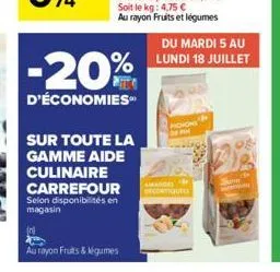 amandes carrefour