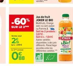 jus de fruits Joker