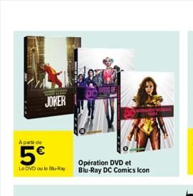 LIONS  JOKER  Aparte de  5  Le DVD ou le Blu-Ray  Opération DVD et Blu-Ray DC Comics Icon