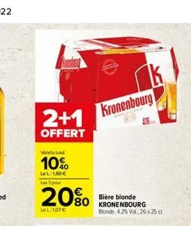 bière blonde kronenbourg