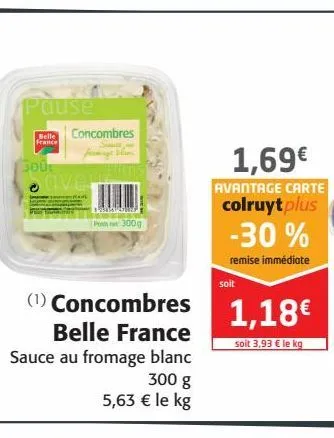 concombres belle france