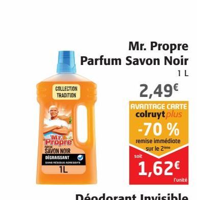 Mr Propre Parfum Savon Noir