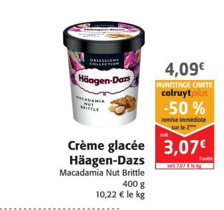 Crème glacée Haagen-Dazs