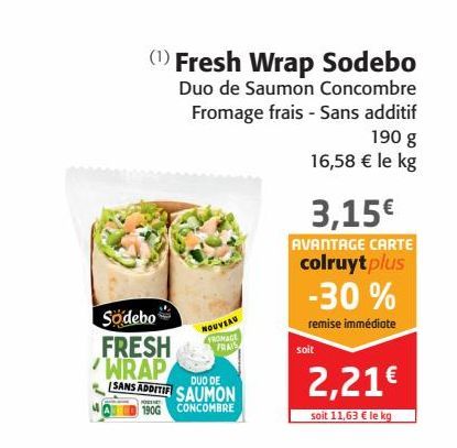 Fresh Wrap Sodebo