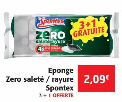 eponge zero saleté /rayure spontex