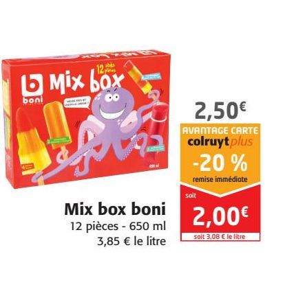 Mix box boni