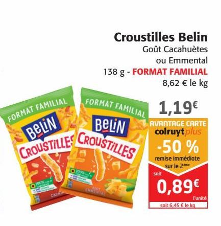 Croustilles Belin