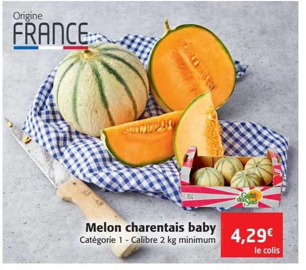 melon charentais baby