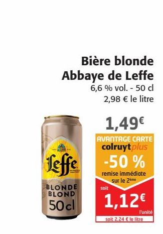 Bière blonde Appaye de Leffe