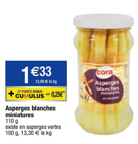 asperges blanches Cora
