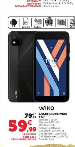 smartphones Wiko