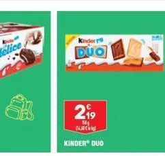 kinder  duo  2?9  154g  kinder® duo