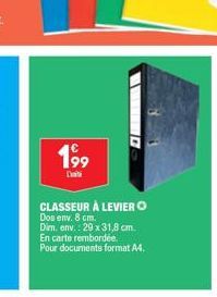 classeur à levier