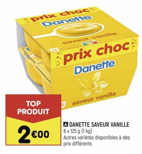 A DANETTE SAVEUR VANILLE