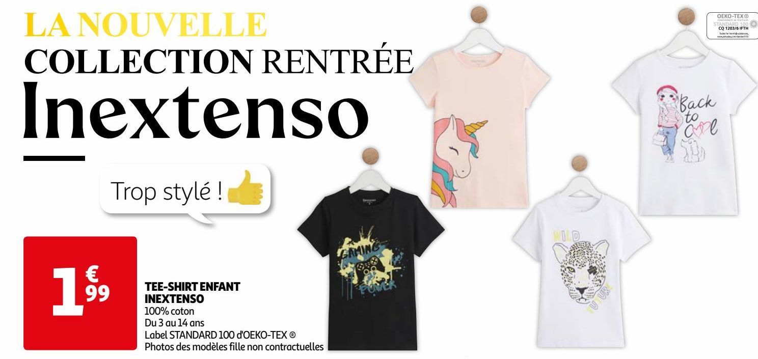 T-shirt enfant inextenso