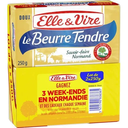 le beurre tendre elle & vire