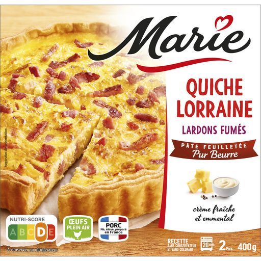 tarte salee pur beurre Marie