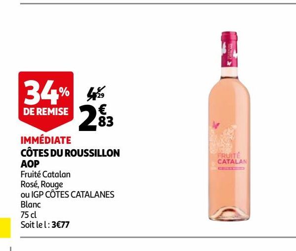 Cotes du roussillon AOP