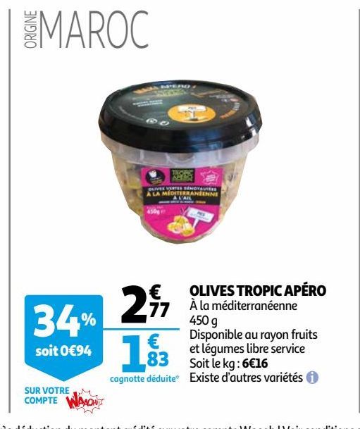 olives tropic apero