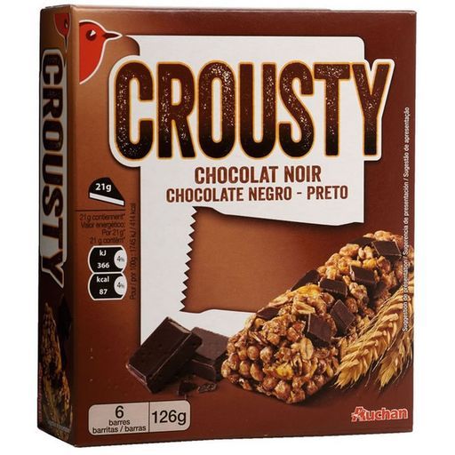 barres de céréales crousty auchan