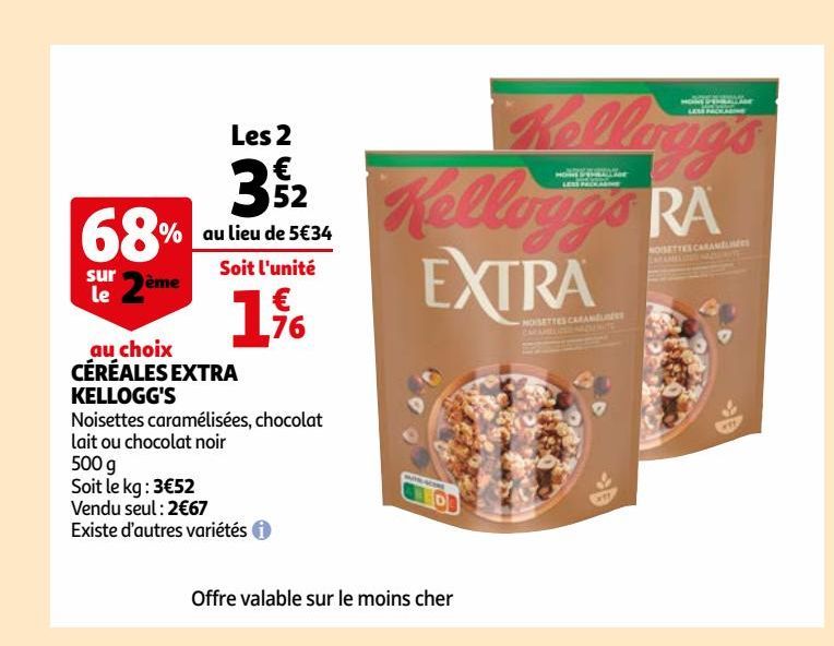 céréales extra Kellogg's