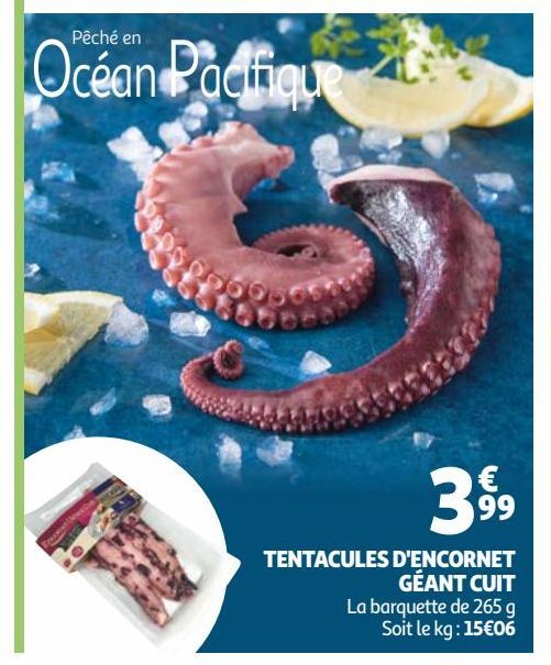 Tentacules d´encornet Geant cuit